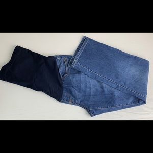 Liz Lange MATERNITY Jeans Crop Capri Denim Size 2